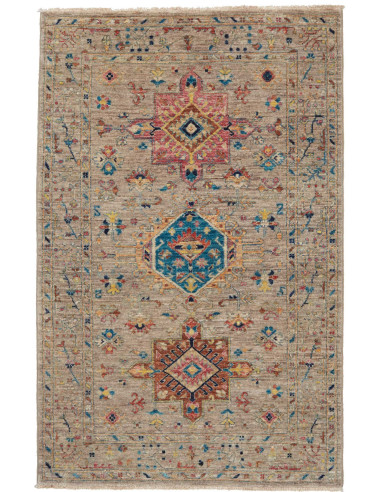 Tribal Pakistan grigio e grigio 95x152