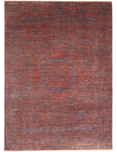 Mamlouk Pakistan grigio tenue e terra di siena 165x229