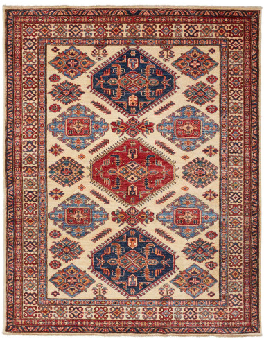 Kazak Fine Pakistan terra di siena e grano 155x202