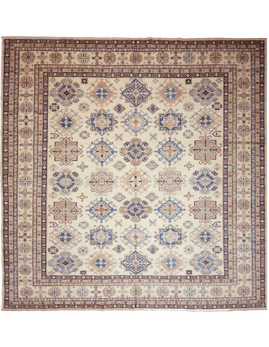 Kazak Fine Pakistan argento e grigio ardesia scuro 302x307