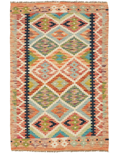 Kilim Pakistan abbronzatura e abbronzatura 86x127