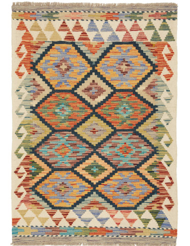 Kilim Pakistan abbronzatura e grigio ardesia scuro 81x119