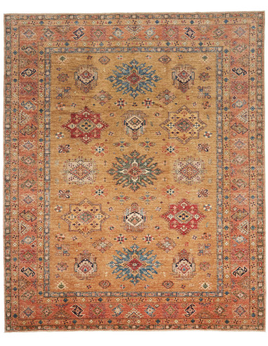 Kazak Fine Pakistan perù e marrone sella 254x307