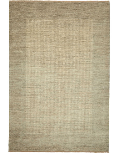 Gabbeh Moderno Pakistan marrone rosato e marrone rosato 205x304