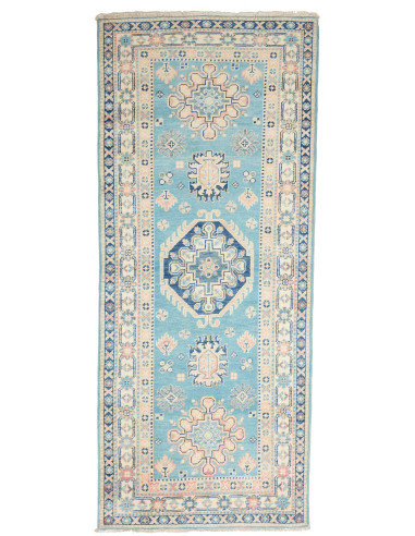 Kazak Pakistan argento e grigio ardesia chiaro 84x200