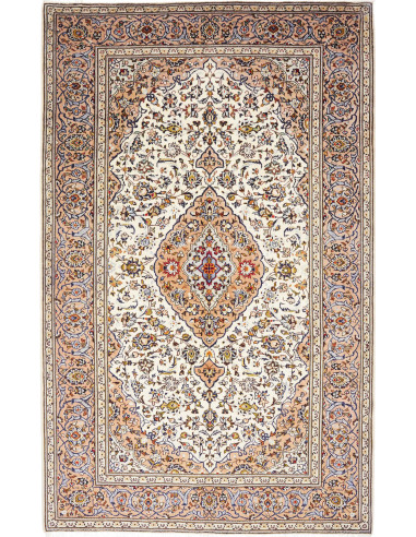 Kashan Persia grigio chiaro e marrone sella 195x315