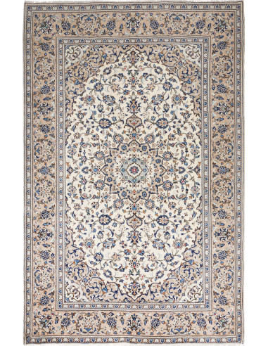 Kashan Persia argento e grigio ardesia scuro 197x312