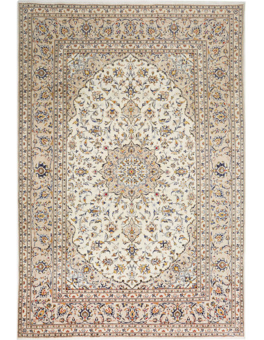 Kashan Persia grigio chiaro e grigio ardesia scuro 195x290