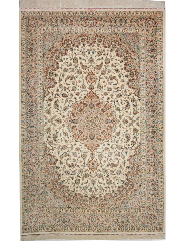 Ghom Seta Persia abbronzatura e marrone sella 193x298