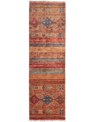 Rubin Pakistan rosso indiano e grigio ardesia scuro 78x256