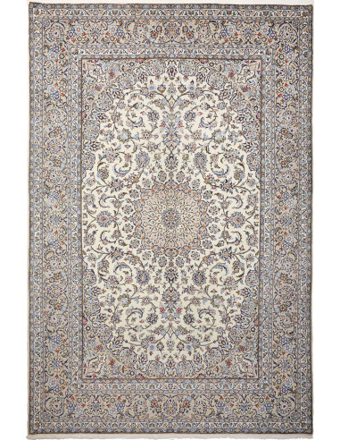 Kashan Persia argento e grigio 196x296