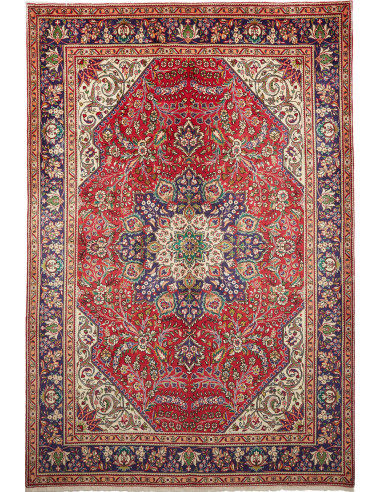 Tabriz Persia terra di siena e grigio ardesia scuro 200x295