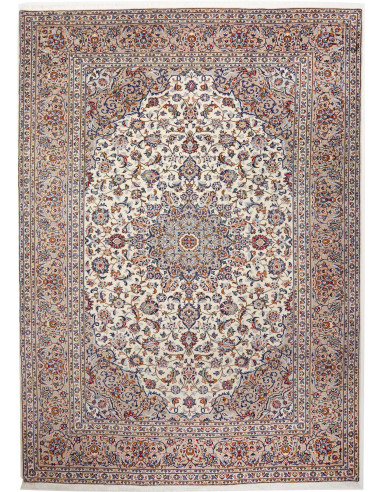 Kashan Persia argento e grigio ardesia scuro 248x344