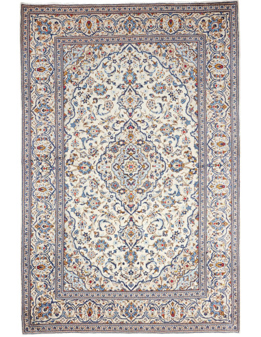 Kashan Persia grigio chiaro e terra di siena 195x293
