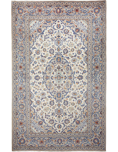 Kashan Persia argento e grigio ardesia scuro 194x307