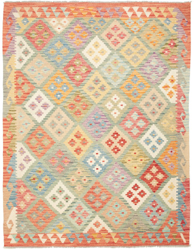 Kilim Pakistan abbronzatura e bianco antico 154x200
