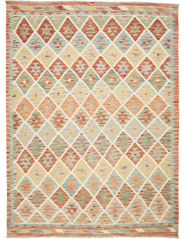 Kilim Pakistan abbronzatura e grano 160x212