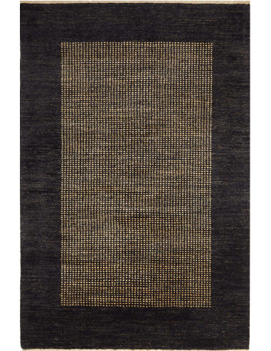 Gabbeh Moderno Pakistan grigio ardesia scuro e legno robusto 169x242