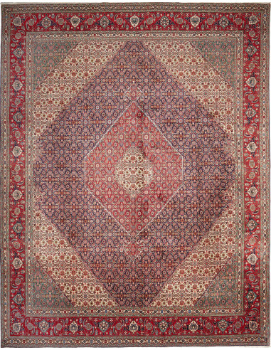 Tabriz 40 Raj Persia grigio tenue e grigio ardesia scuro 308x397
