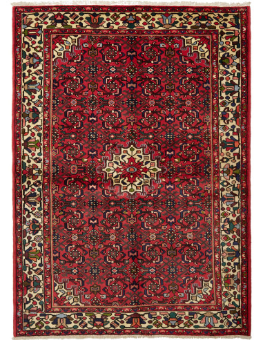 Hamadan Persia grigio ardesia scuro e abbronzatura 152x211