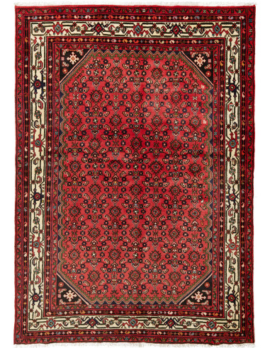 Hamadan Persia marrone e nero 143x202