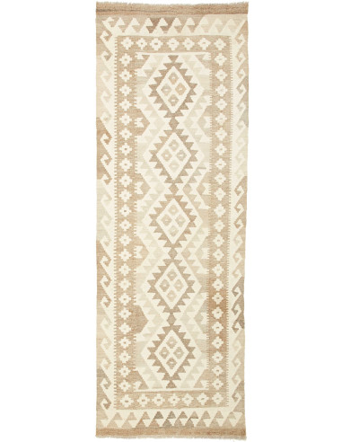Kilim Pakistan grano e bianco antico 67x196