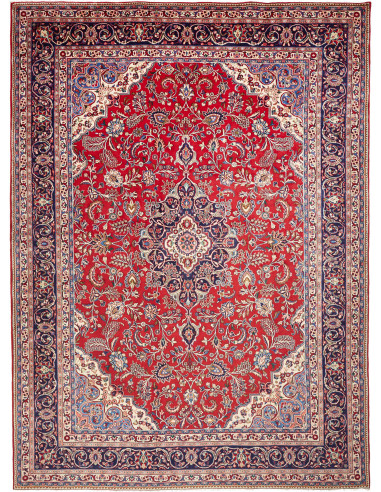 Hamadan Fine Persia terra di siena e grigio ardesia scuro 270x367