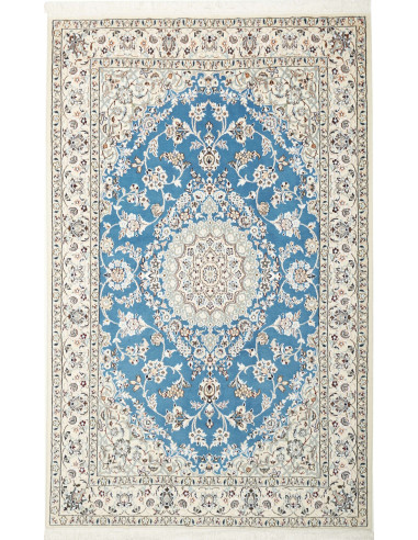 Nain 9La Persia gainsboro e blu acciaio 130x206