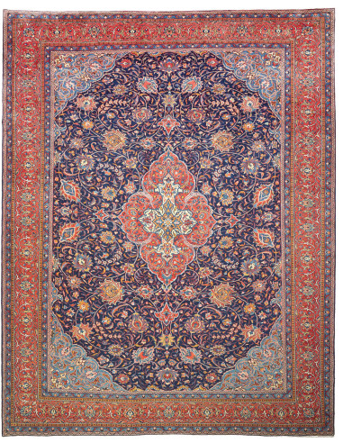 Sarough Persia grigio tenue e grano 300x390