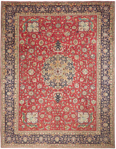 Tabriz Persia terra di siena e grigio ardesia scuro 305x400