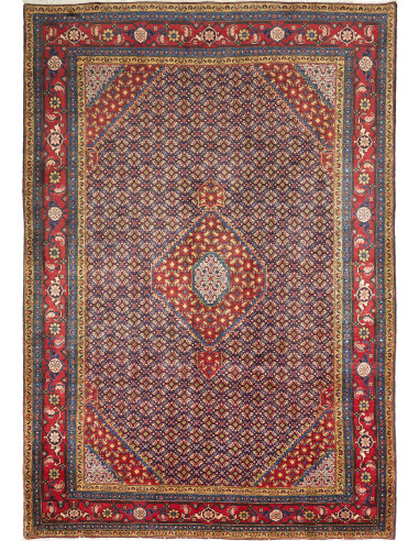 Ardabil Persia grigio tenue e grano 196x285