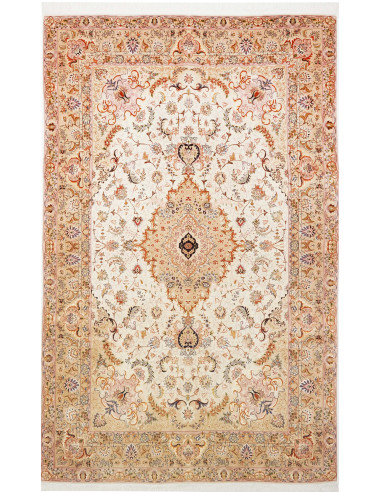 Tabriz 70 Raj Persia grano e marrone rosato 200x322