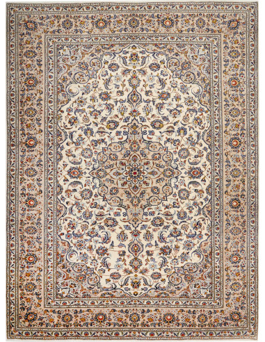 Kashan Persia argento e marrone sella 250x333