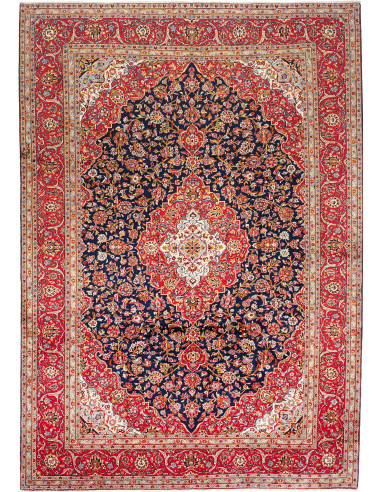 Kashan Persia terra di siena e grigio ardesia scuro 250x357