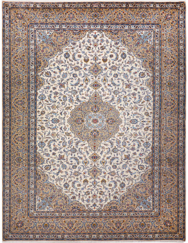 Kashan Persia marrone rosato e gainsboro 303x396