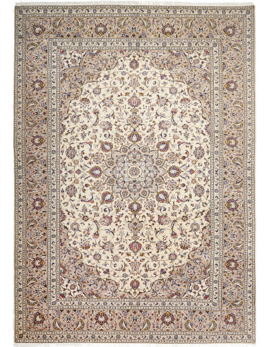 Kashan Persia argento e grigio ardesia scuro 246x344