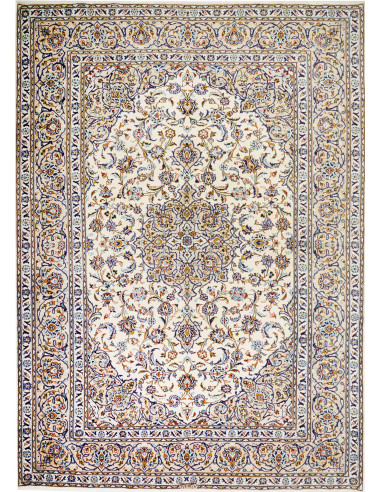 Kashan Persia grigio chiaro e grigio ardesia scuro 257x363