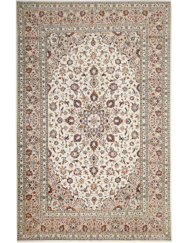 Kashan Persia grigio chiaro e grigio chiaro 197x305