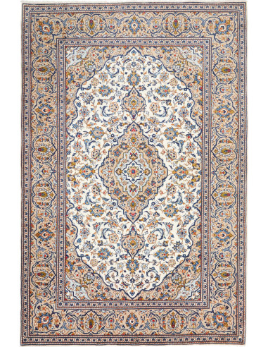 Kashan Persia grigio chiaro e terra di siena 200x300
