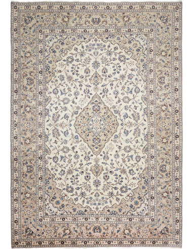 Kashan Persia argento e grigio chiaro 243x345