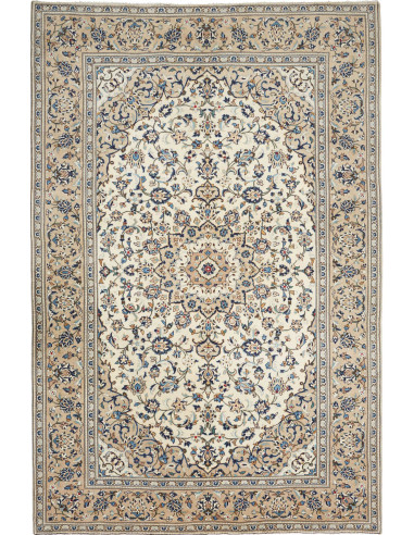Kashan Persia argento e grigio ardesia scuro 198x306
