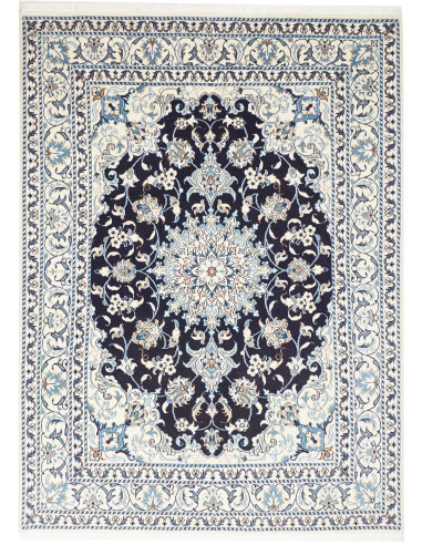 Nain Kashmar Persia grigio ardesia scuro e grigio ardesia scuro 148x202
