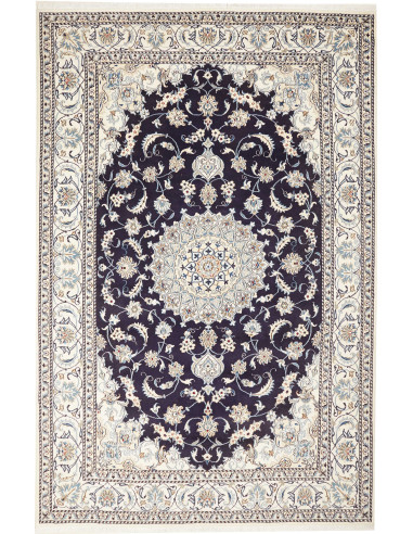 Nain Kashmar Persia grigio ardesia scuro e grigio ardesia scuro 193x296