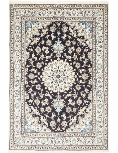 Nain Kashmar Persia grigio ardesia scuro e grigio ardesia scuro 165x246