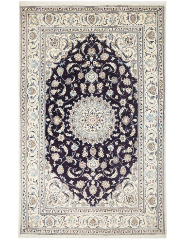 Nain Kashmar Persia grigio ardesia scuro e grigio ardesia scuro 200x315