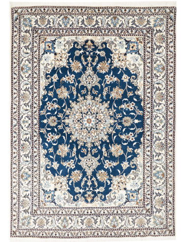 Nain Kashmar Persia grigio ardesia scuro e grigio ardesia scuro 150x210