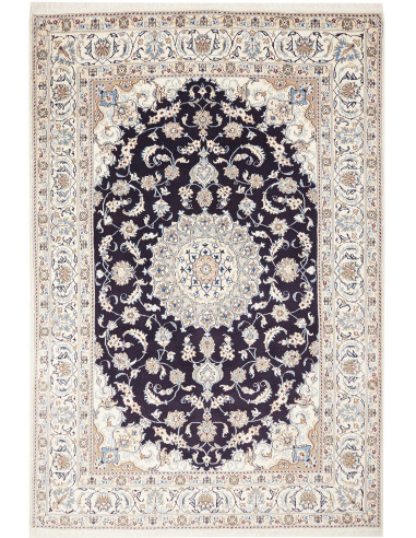 Nain Kashmar Persia grigio chiaro e grigio ardesia scuro 196x289