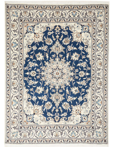 Nain Kashmar Persia grigio chiaro e grigio ardesia scuro 153x207