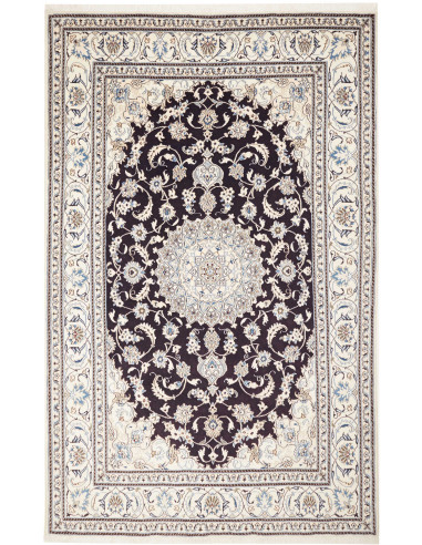 Nain Kashmar Persia grigio ardesia scuro e grigio ardesia scuro 195x307