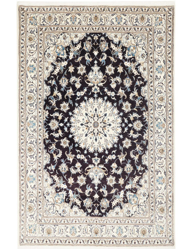 Nain Kashmar Persia grigio ardesia scuro e grigio ardesia scuro 168x256